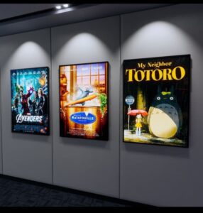 premium a1 slim led lightbox frame | slim led display